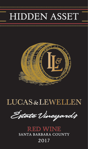 2017 Lucas & Lewellen "Hidden Asset" wine front label image