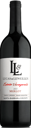 2017 Lucas & Lewellen Merlot bottle shot