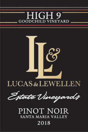 2018 Lucas & Lewellen Goodchild High 9 Pinot Noir front label image