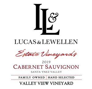 2019 Lucas & Lewellen Cabernet Sauvignon, Valley View front label