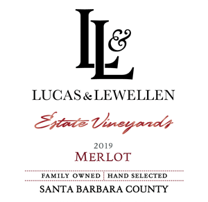 2019 Lucas & Lewellen Merlot front label