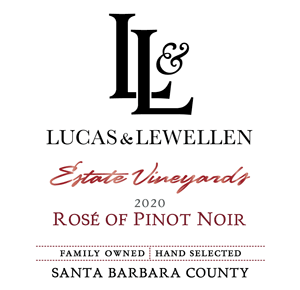 2020 Lucas & Lewellen Rosé of Pinot Noir front label