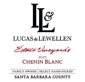 2025 Lucas & Lewellen Chenin Blanc front label