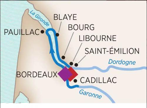 Image of Bordeaux cruise stops