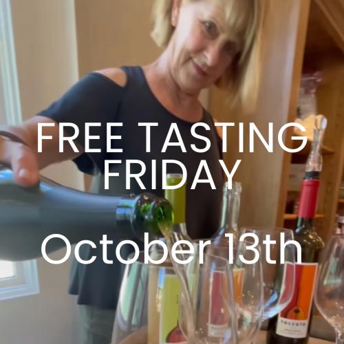 Kristy pouring wine at the Toccata Tasting Room Kristy pouring wine at the Toccata Tasting Room