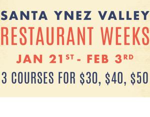 Santa Ynez Valley Restaurant Week graphic